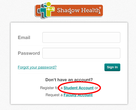 How To Register For Shadow Health Nightingale College Help Center
